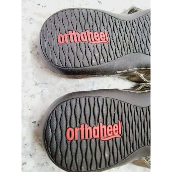 Orthaheel Size 7 Lola Mixed Metal Silver and Gold Women’s Sandals EUC - Picture 5 of 8